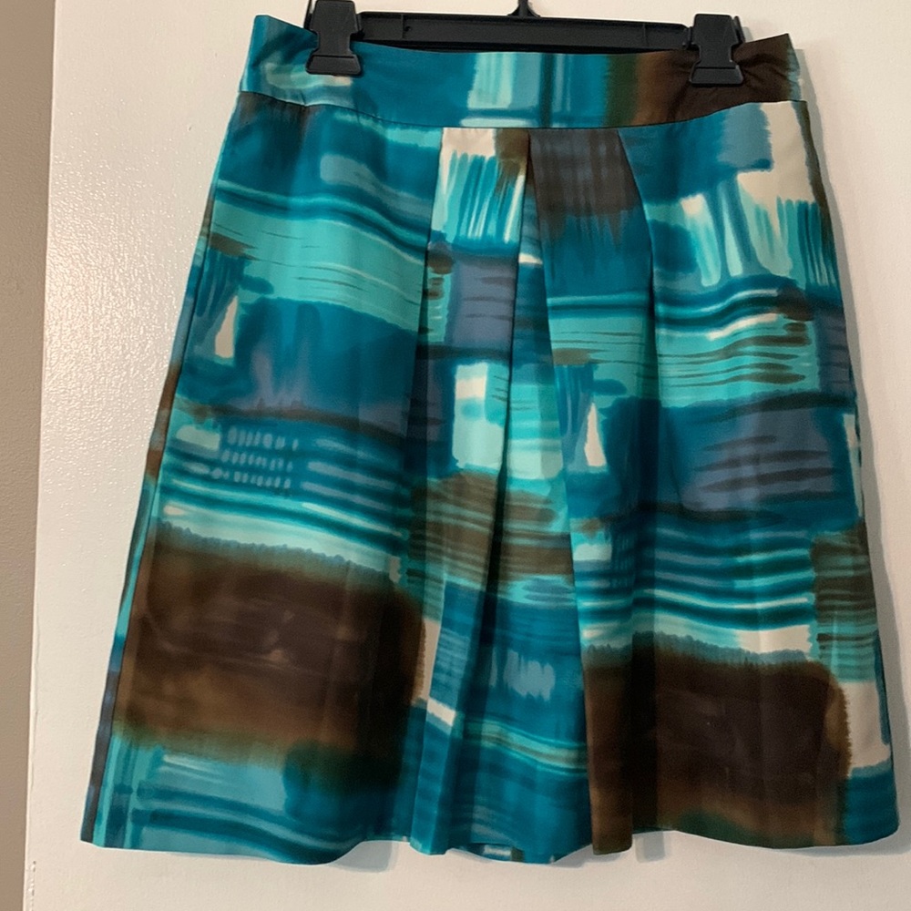 Banana Republic- Green and Brown Skirt